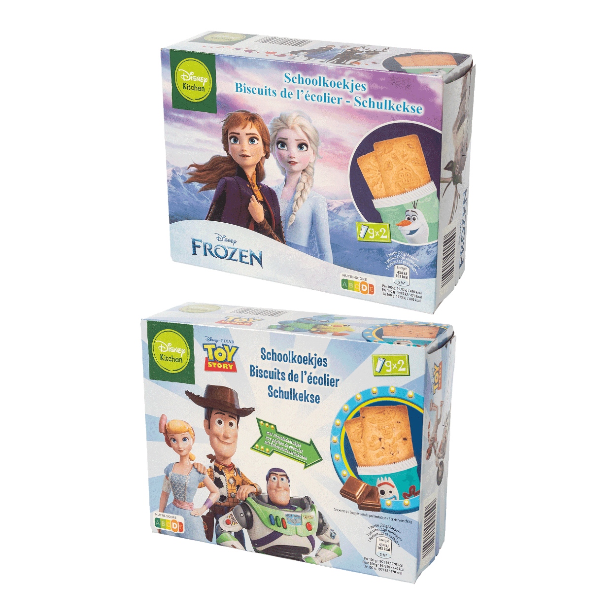 FROZEN/TOY STORY® Biscuits de l’écolier bon marché chez ALDI