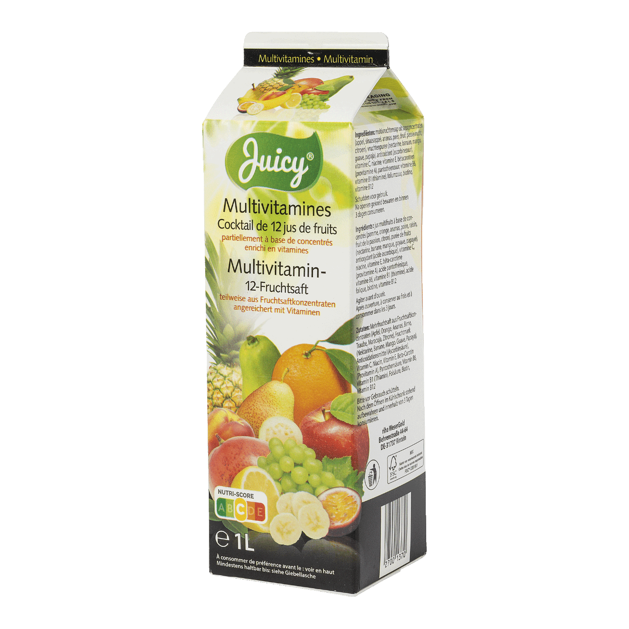 JUICY® Multivitaminsaft günstig bei ALDI