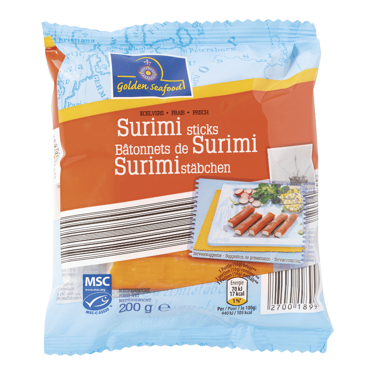 GOLDEN SEAFOOD® Surimi bon marché chez ALDI