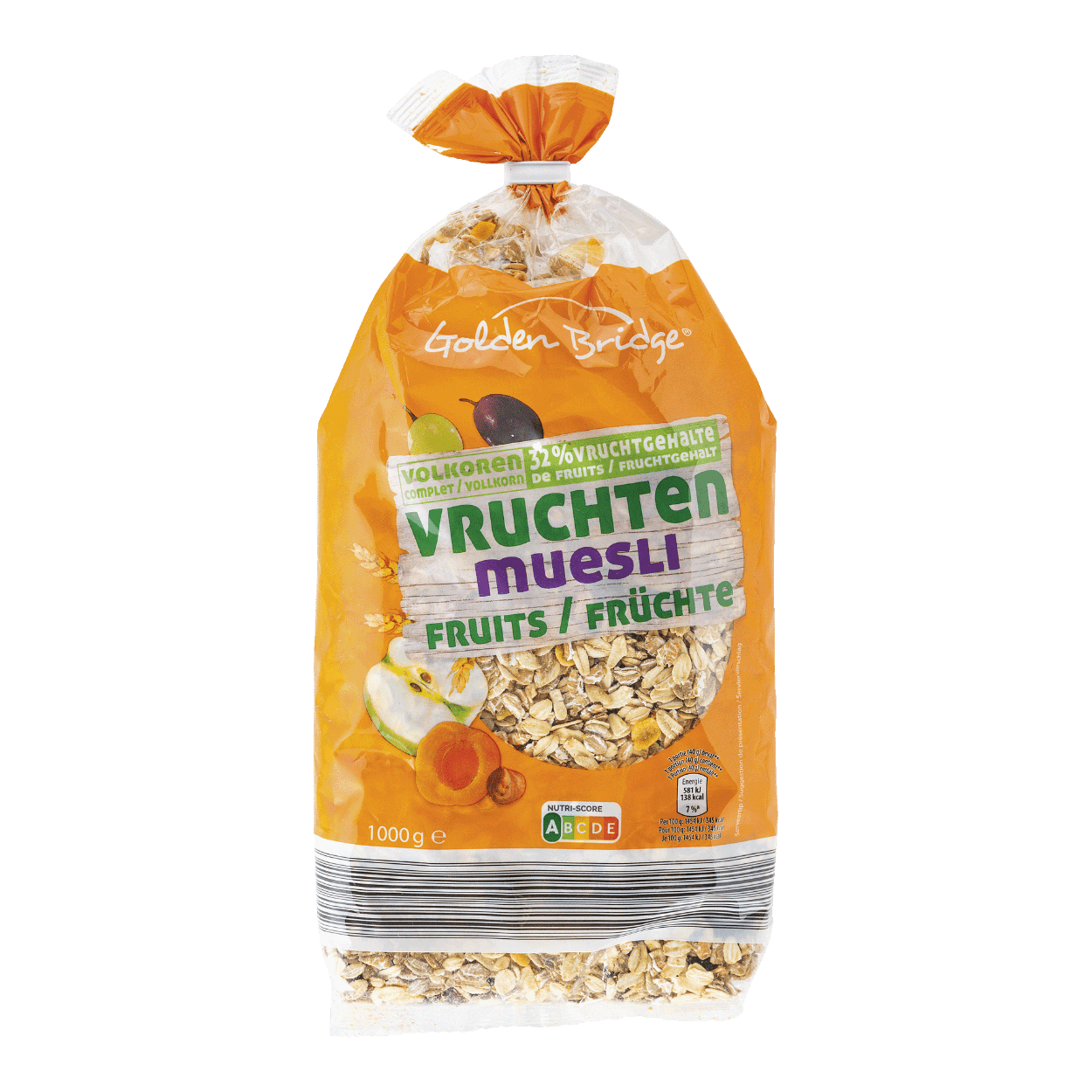 GOLDEN BRIDGE® Müsli mit Früchten günstig bei ALDI