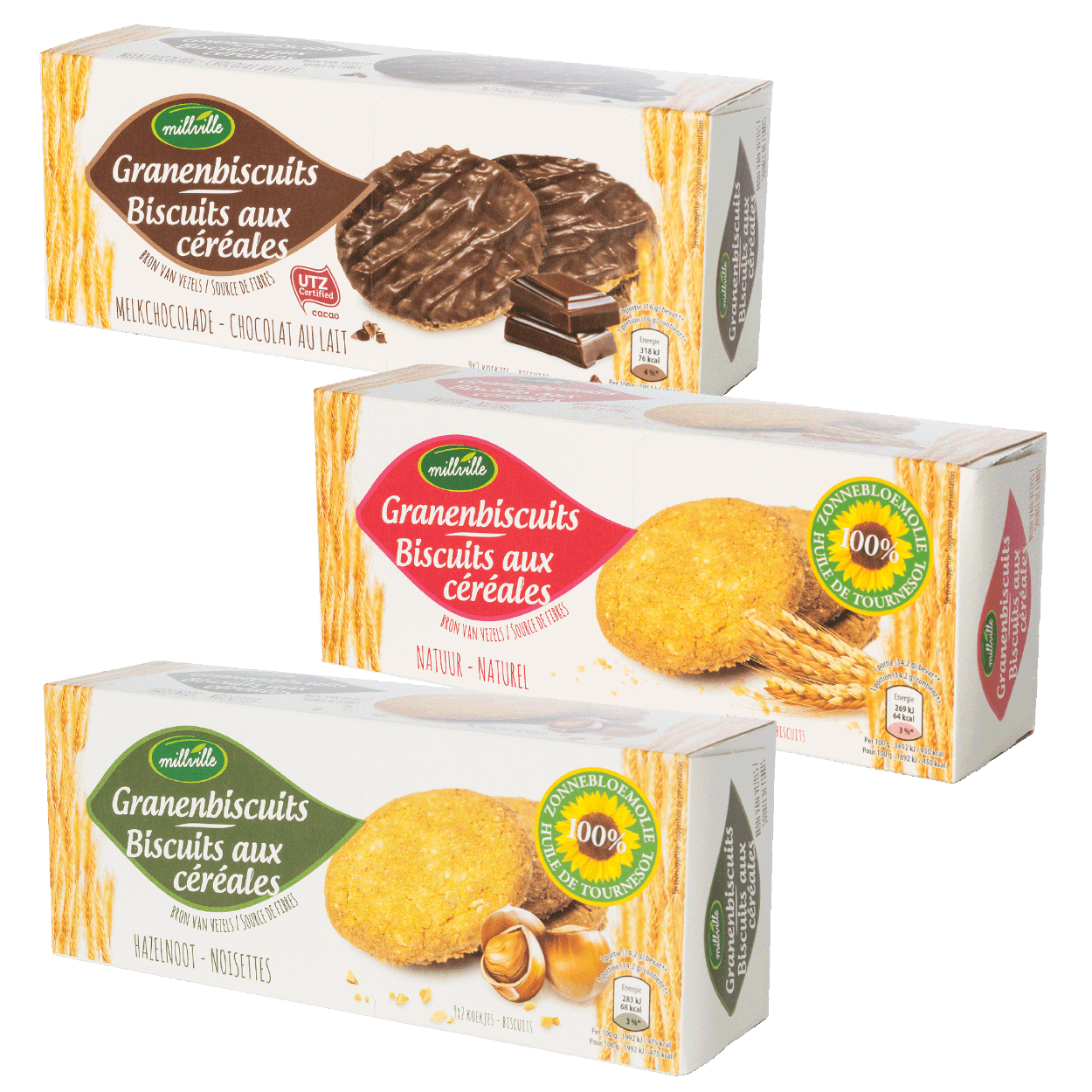 MILLVILLE® Biscuits aux céréales bon marché chez ALDI