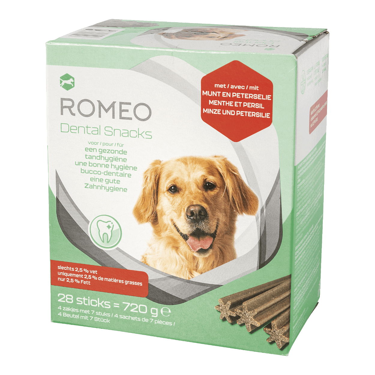ROMEO Dental Sticks f r Hunde 28 St. g nstig bei ALDI