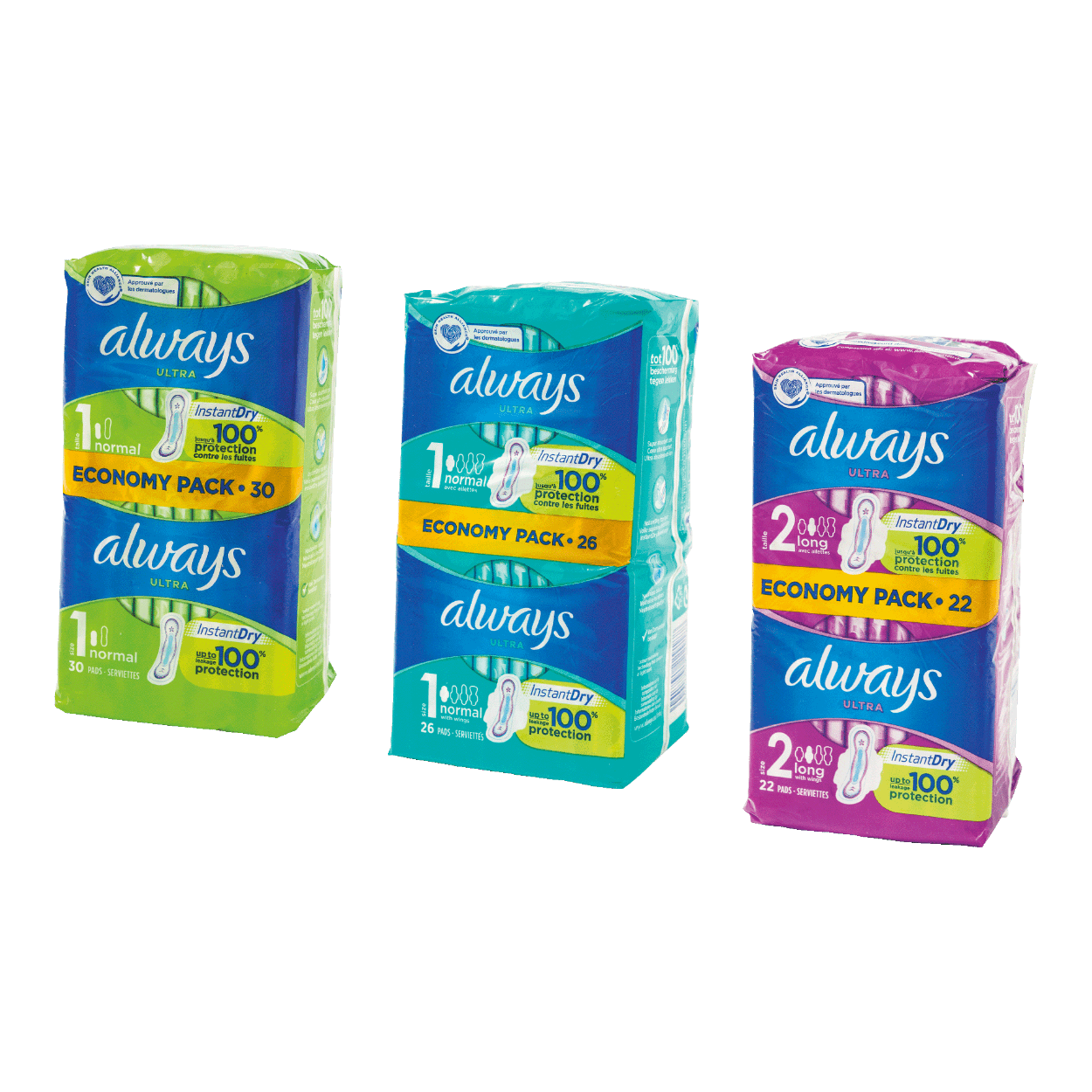 ALWAYS® Serviettes hygiéniques bon marché chez ALDI