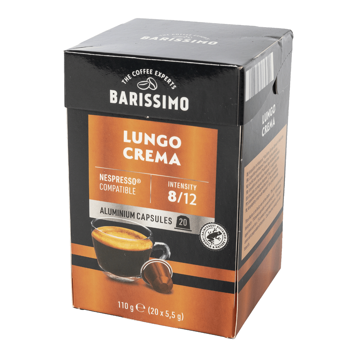 BARISSIMO Capsules de caf Lungo crema bon march chez ALDI