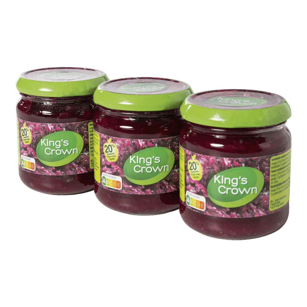 KING&amp;#39;S CROWN® Rotkohl mit Apfel, 3 St. günstig bei ALDI