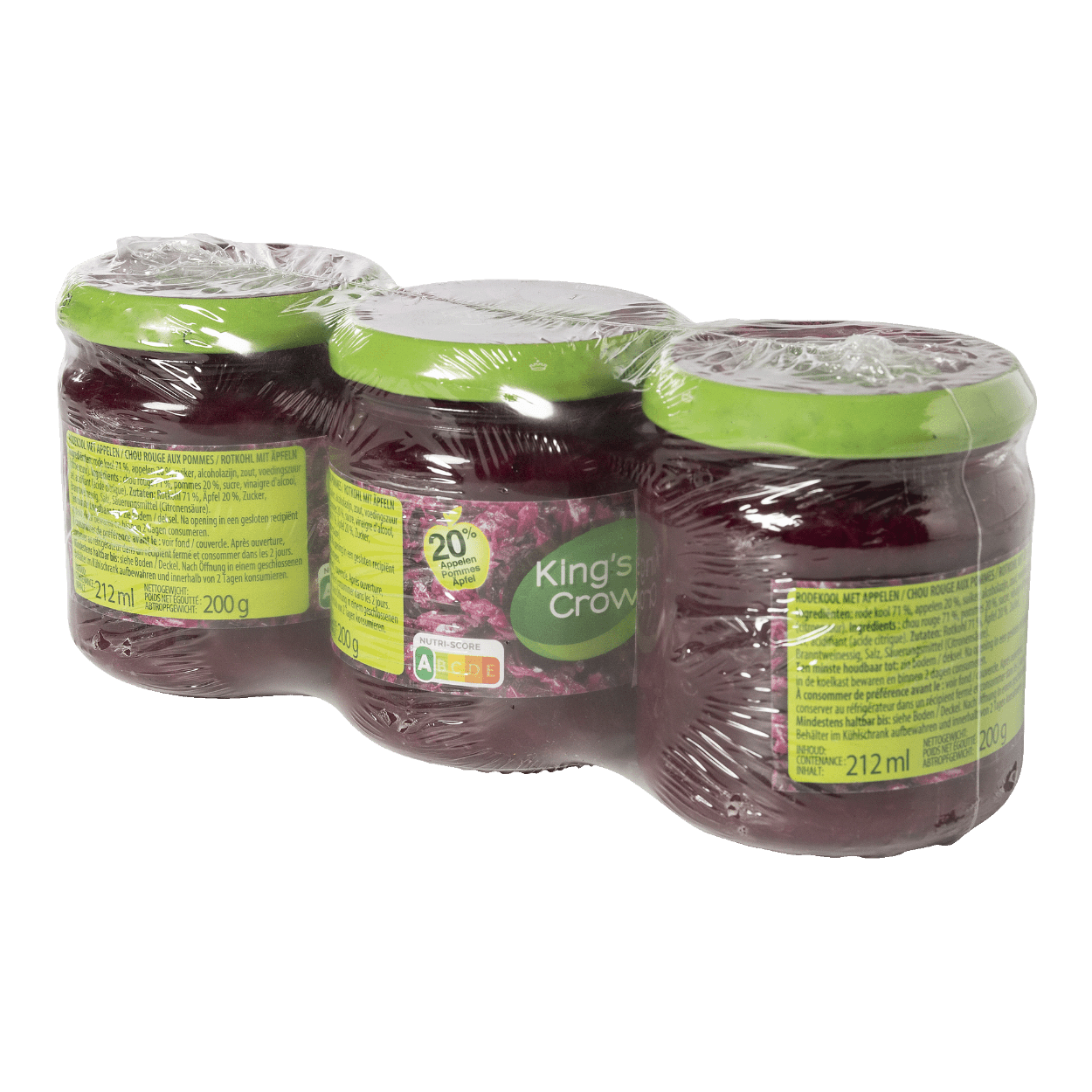 KING&amp;#39;S CROWN® Rotkohl mit Apfel, 3 St. günstig bei ALDI