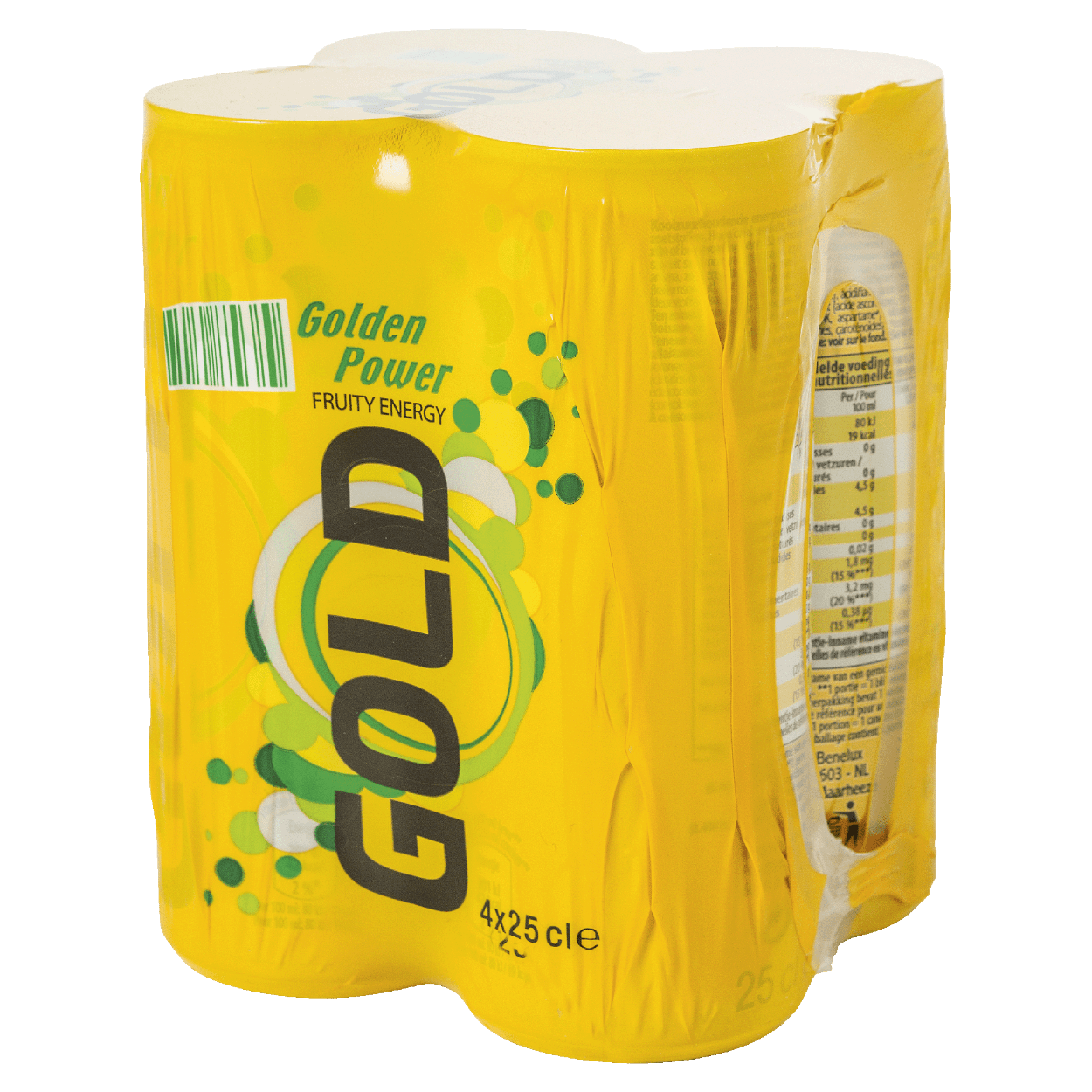 GOLDEN POWER® Energy drink gold, 4 pcs bon marché chez ALDI