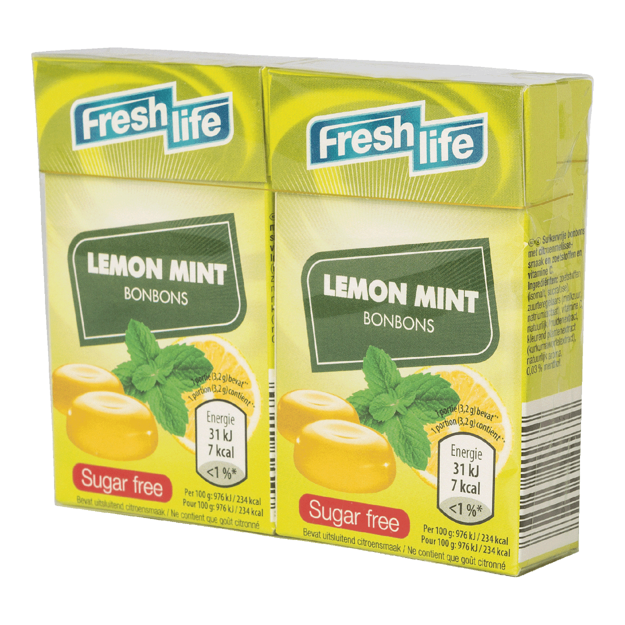 Zuckerfreie Bonbons, 2er Packung FRESHLIFE® günstig bei ALDI