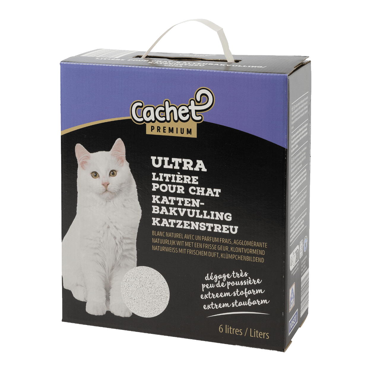 Klumpenbildende Premium-Katzenstreu CACHET gnstig bei ALDI