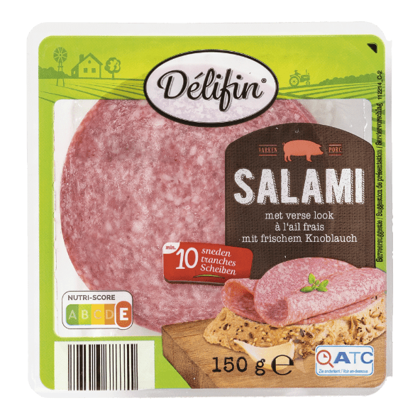DÉLIFIN® Salami mit Knoblauch günstig bei ALDI