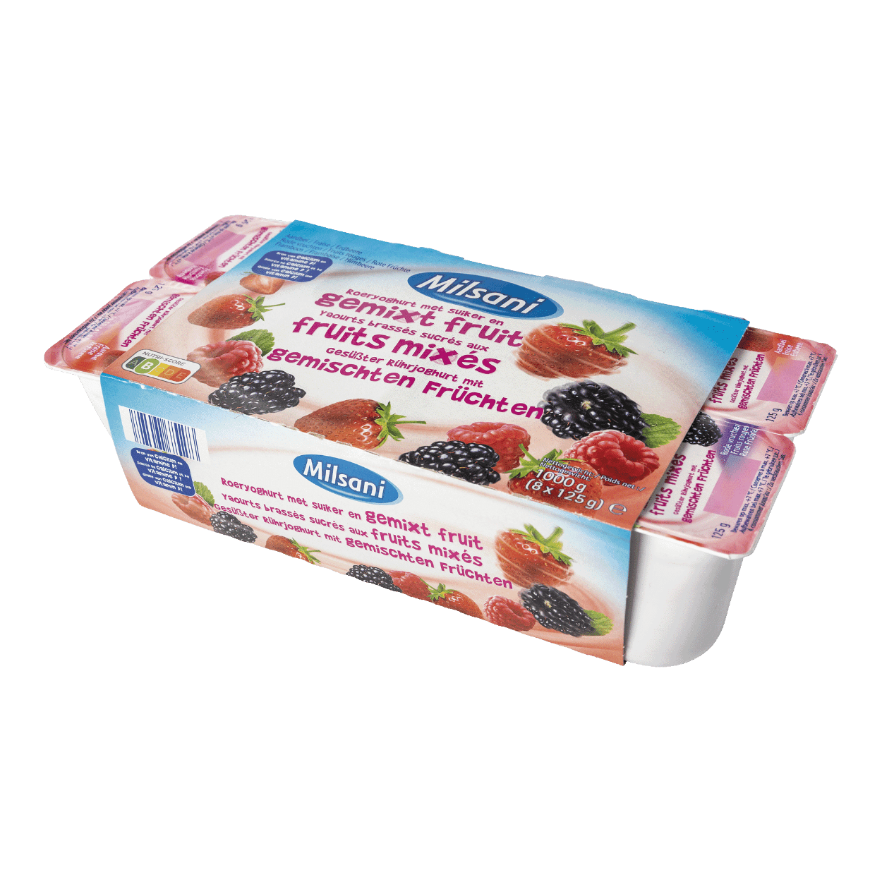 Joghurt mit gemixten Früchten, 8 St. MILSANI® günstig bei ALDI