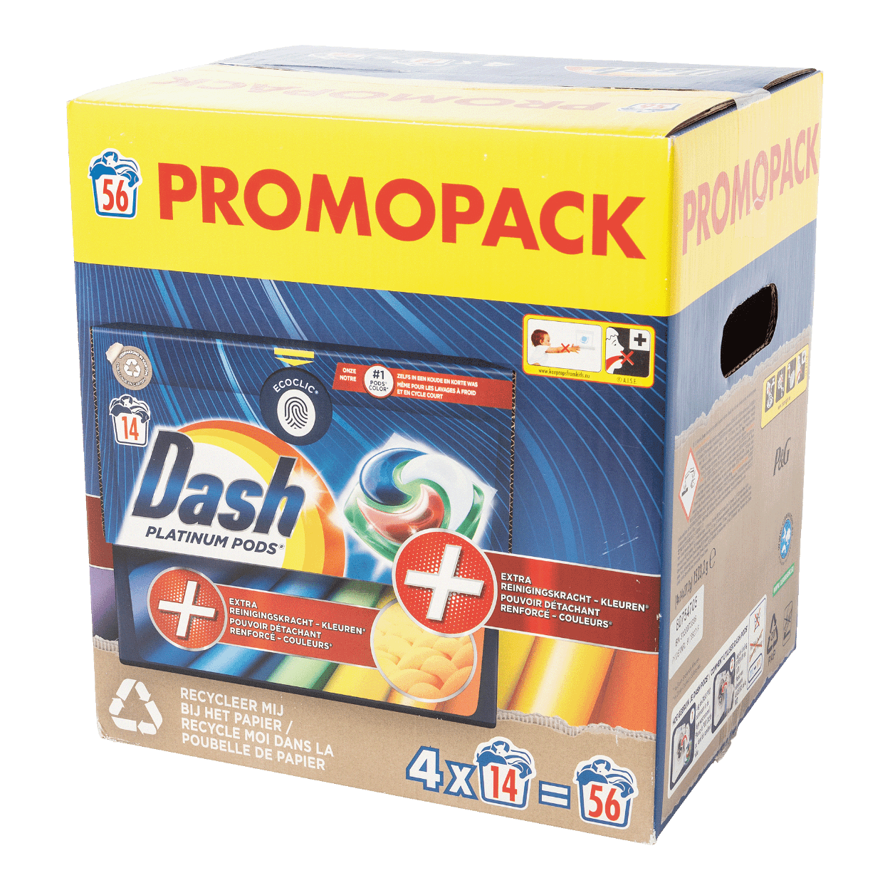 DASH Pods Platinum Color 56 pcs bon march chez ALDI