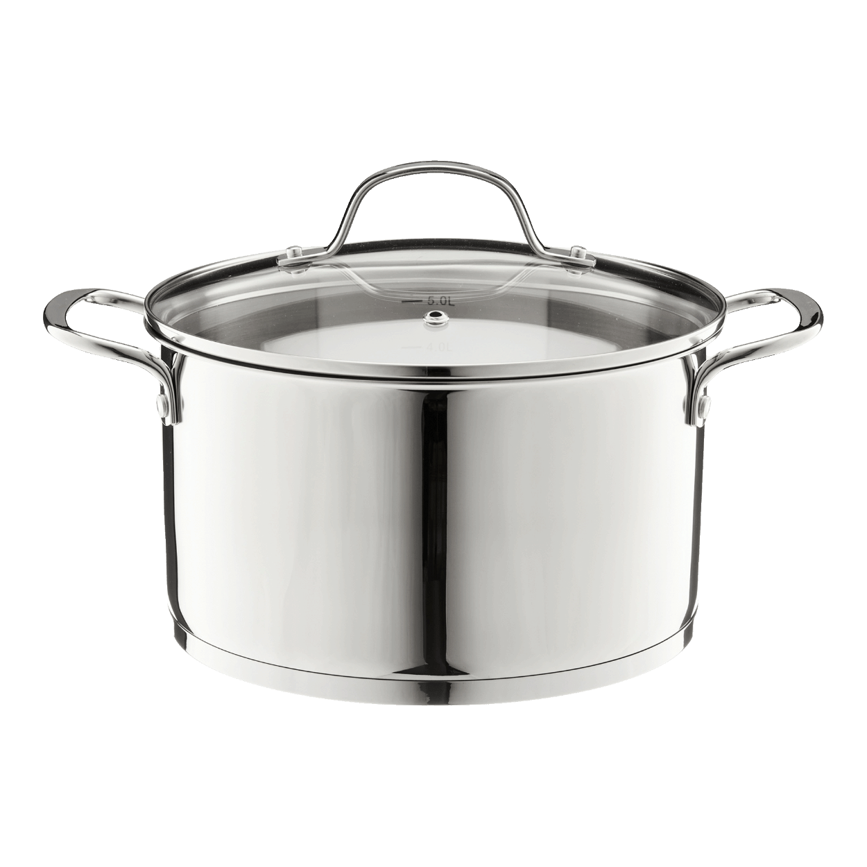 Casserole Quid Memory 24 Cm - Acier émaillé Blanc - Compatible Tous Feux - Lave-vaisselle