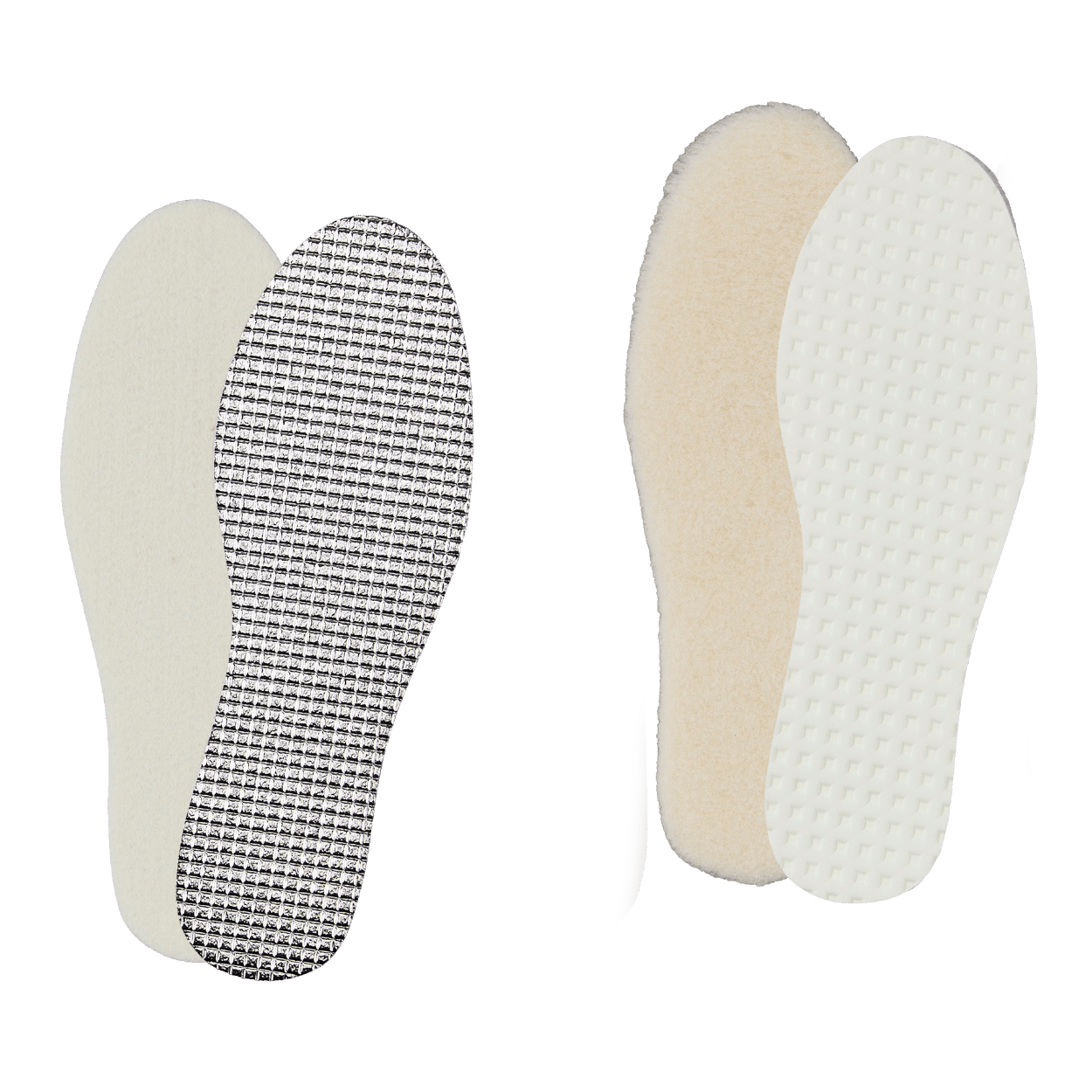 2 Paires De Semelles D'hiver En Laine D'agneau Pour Enfants - Taille 30-31 - Thermiques Et Chauffantes - 2