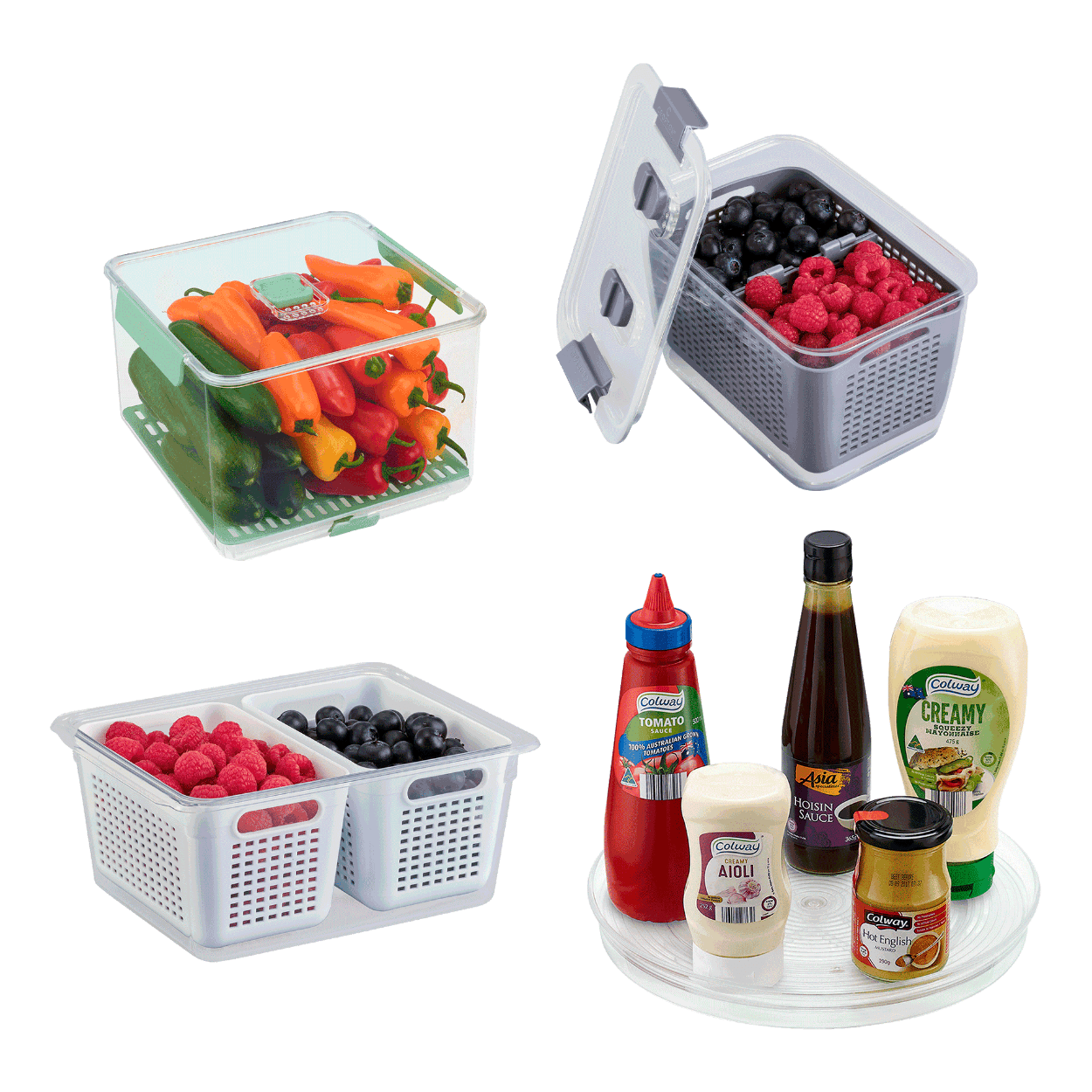 Organisateur D'œufs 3 Niveaux Pour Frigo - Rotation Automatique, Gain De Place, Facile à Nettoyer - Blanc Ou Jaune - 8