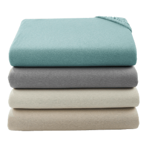 NOVITESSE® Drap-housse en jersey avec lin, 2 pers.