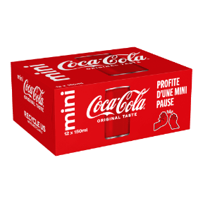 COCA-COLA® Minicanettes de Coca-Cola regular, 12 pcs