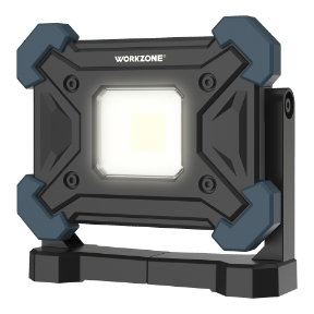 WORKZONE® Projecteur de chantier rechargeable à LED 20 W