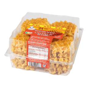 VALERIE® Gaufres artisanales au beurre, 24 pcs