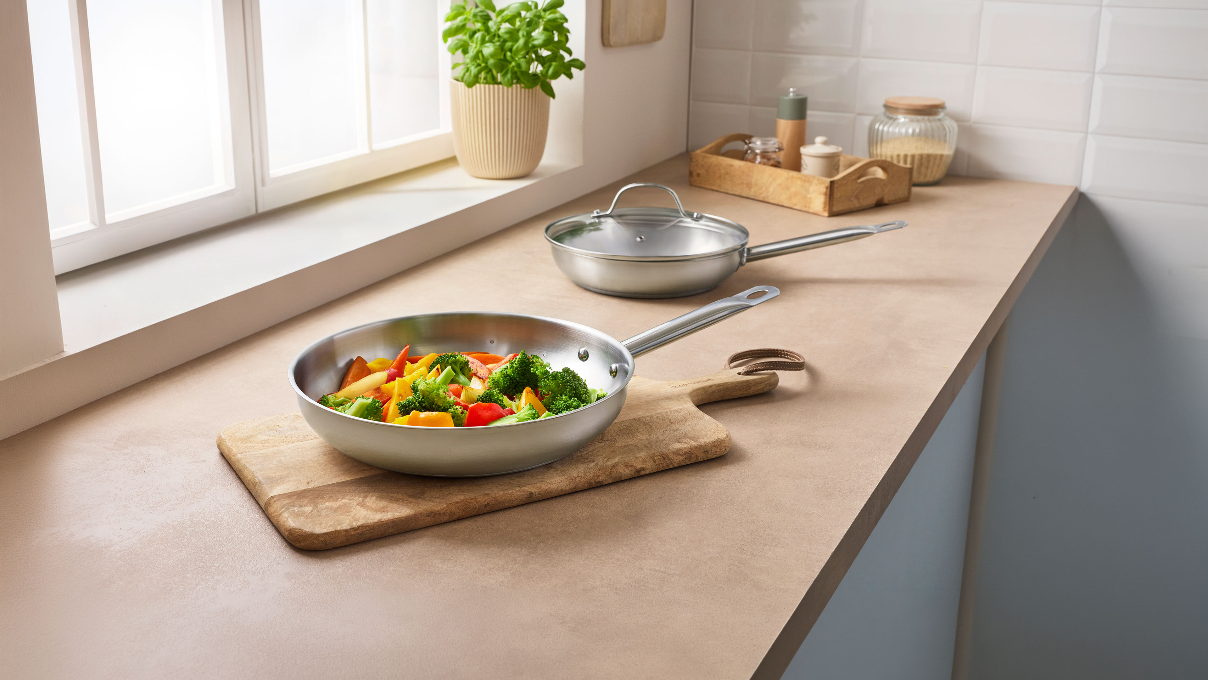 CROFTON® Poêle en acier inoxydable