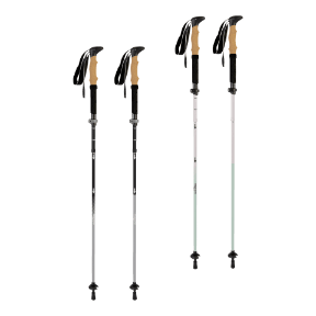ADVENTURIDGE® Bâtons de randonnée pliables, 2 pcs