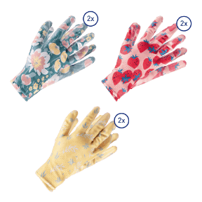 GARDENLINE® Gants de jardinage, 2 paires