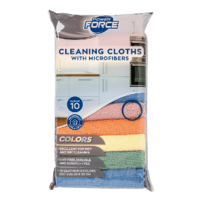 POWER FORCE® Chiffons microfibre, 10 pcs