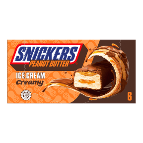 SNICKERS® Bâtonnets glacés, 6 pcs