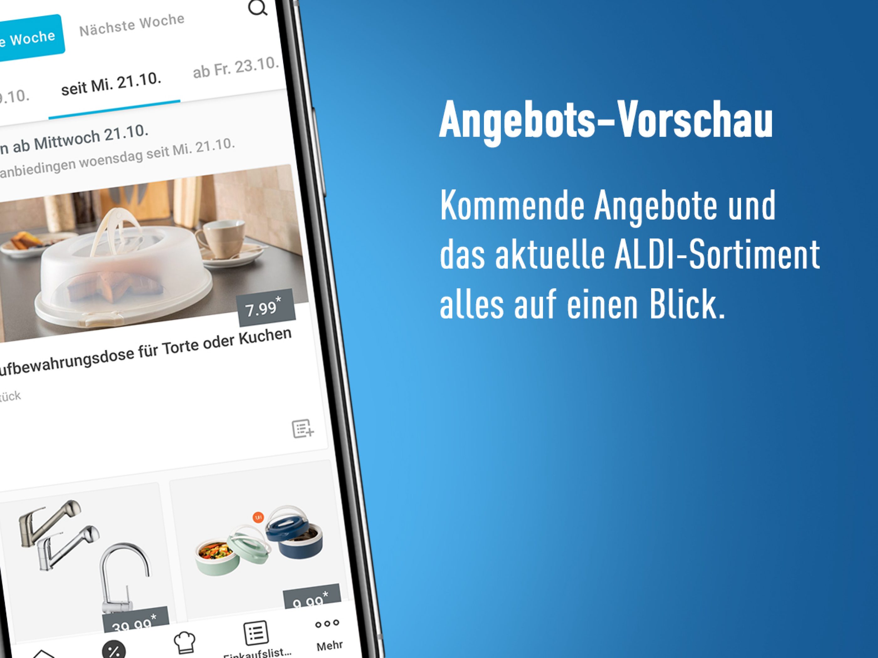 ALDI App von ALDI Luxemburg – Ihr Einkauf bequem geplant